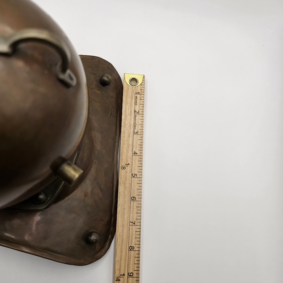 Vintage Minature Brass/Copper Diving Helmet - Picture 8 of 10